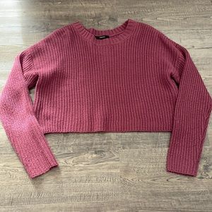 Forever 21 cropped sweater top